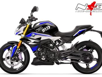 Foliendesign BMW G310R (Bj. 2021) Racing Blue