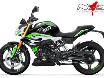 Foliendesign BMW G310R (Bj. 2021) Lime Green