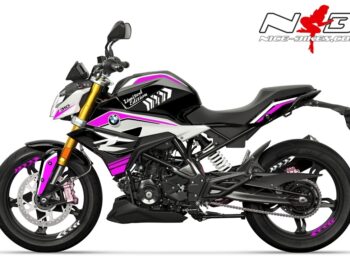Foliendesign BMW G310R (Bj. 2021) Pretty Pink