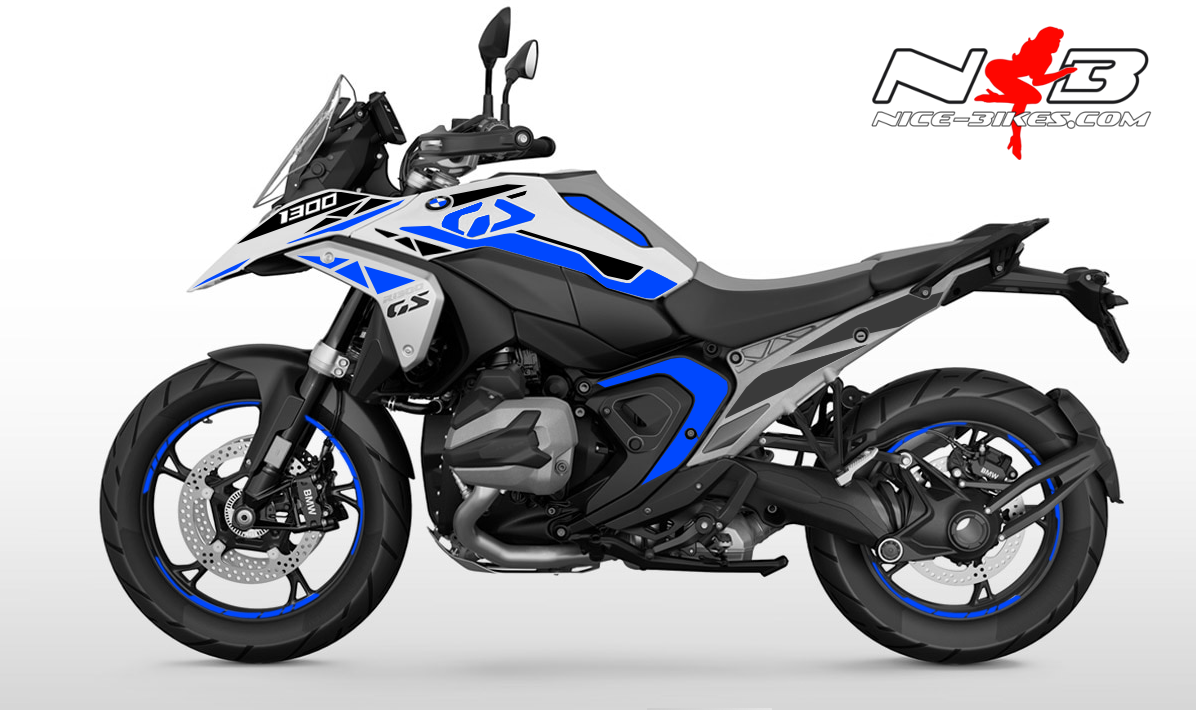 Foliendesign BMW R1300GS 2024 Racing Blue