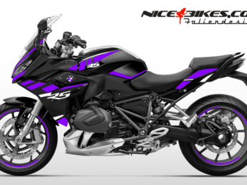 Foliendesign BMW R1250RS (Bj. 2023) Manga Violett