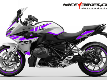 Foliendesign BMW R1250RS (Bj. 2023G) Manga Violett