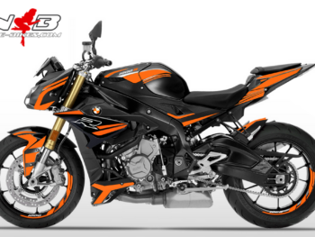 Foliendesign BMW S1000R (Bj. 2020) Evil Orange