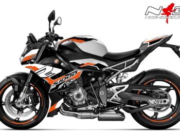 Foliendesign BMW S1000R (Bj. 2021-22) Evil Orange