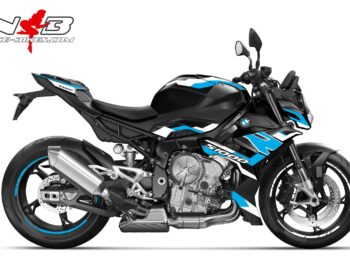 Foliendesign BMW S1000R (Bj. 2023-24) Light Blue