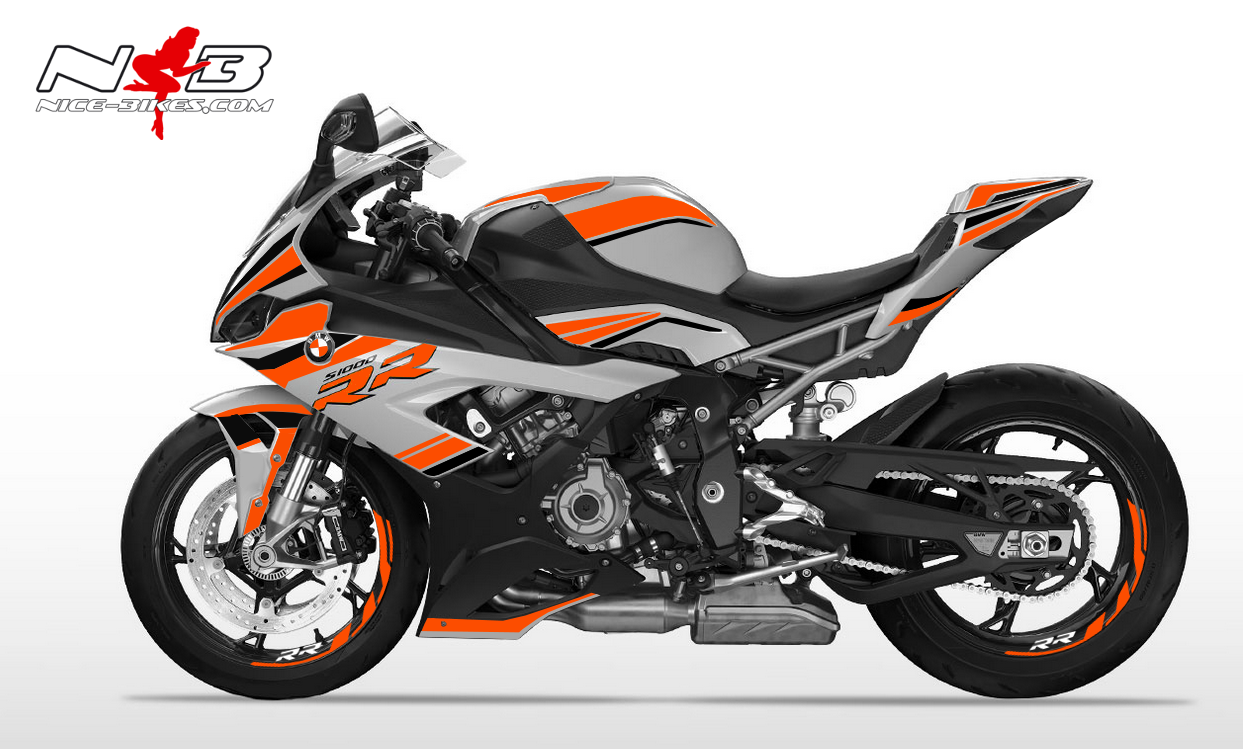 Foliendesign S1000RR (Bj. 2021) Evil Orange