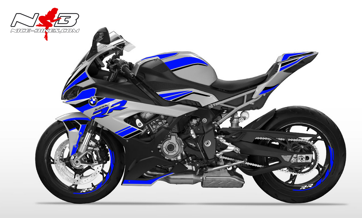 Foliendesign S1000RR (Bj. 2020) Racing Blue