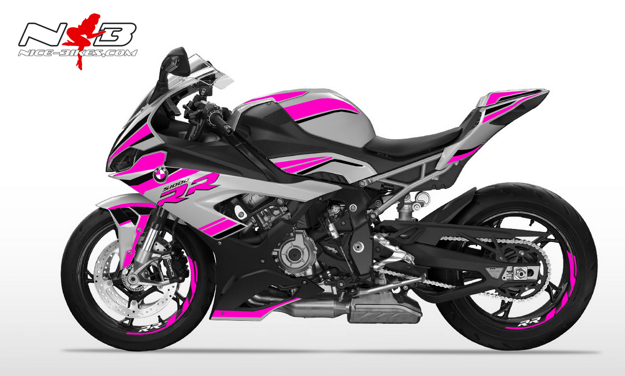 Foliendesign S1000RR (Bj. 2020) Pretty Pink