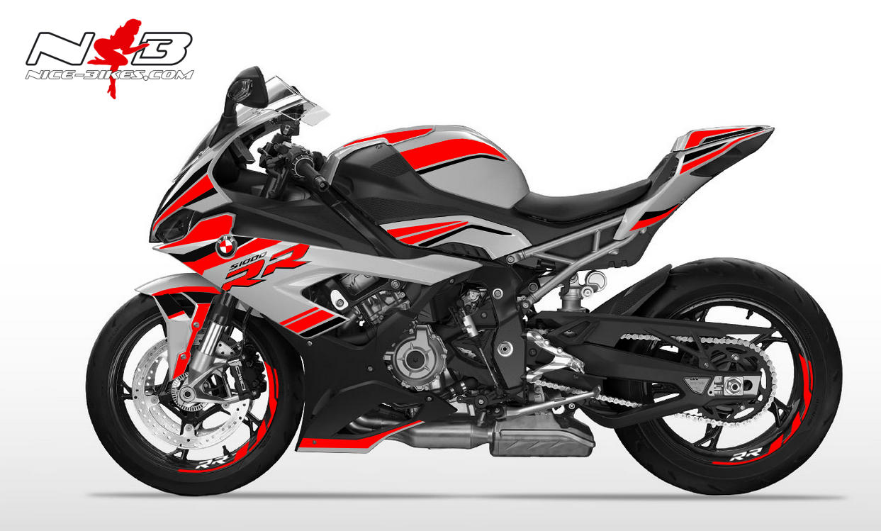 Foliendesign S1000RR (Bj. 2021) Racing Red