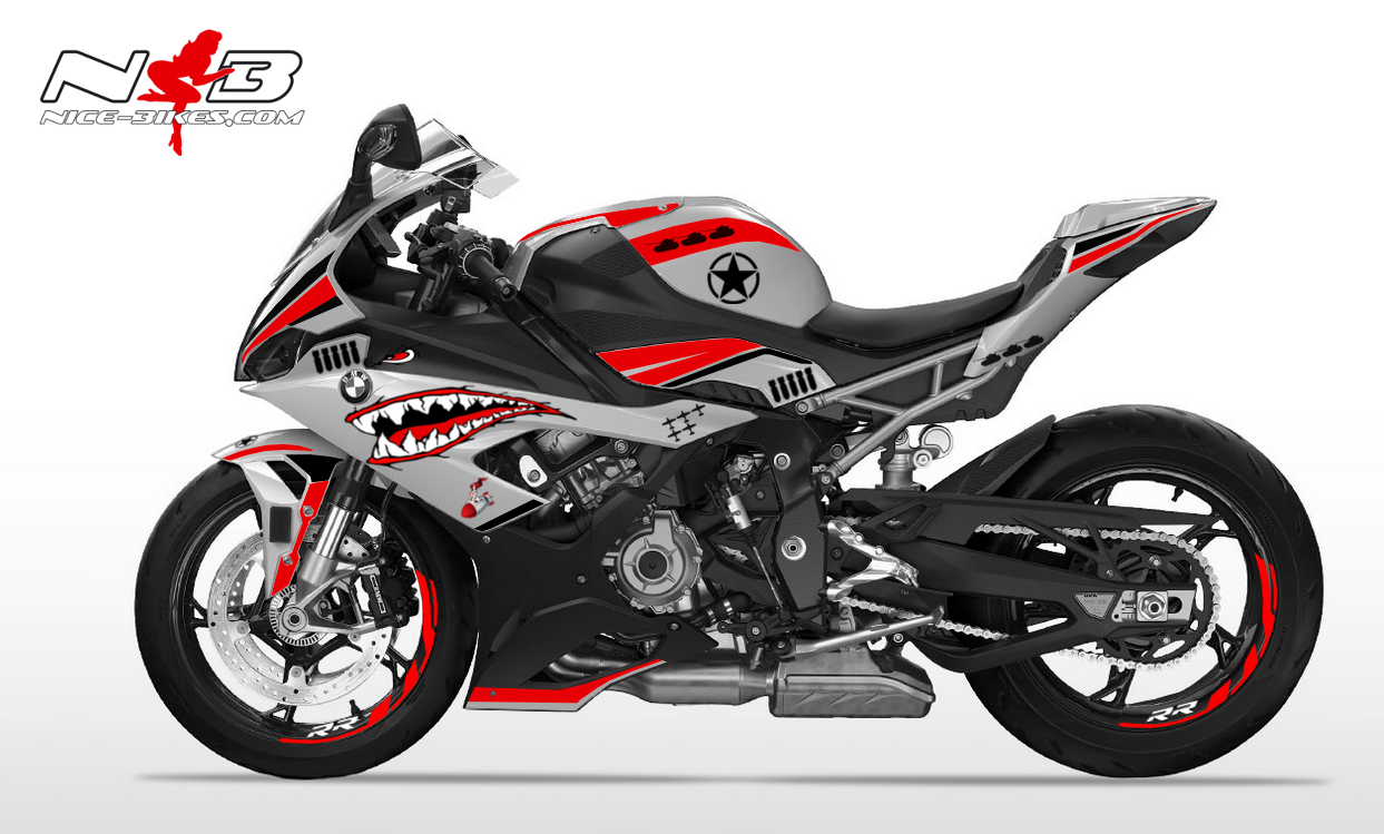 Foliendesign S1000RR (Bj. 2020) Nose Art Red