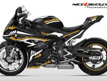 Foliendesign BMW S1000RR (Bj. 2023-24) Inferno Olympic Gold