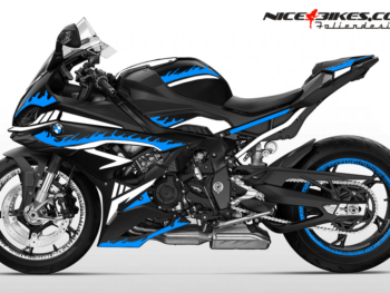 Foliendesign BMW S1000RR (Bj. 2023-24) Inferno Light Blue