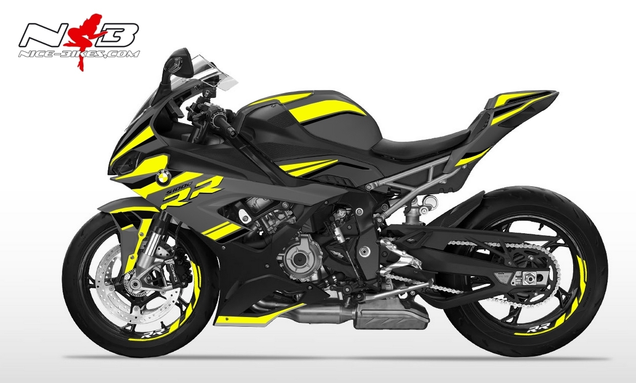 Foliendesign S1000RR 2022 Hornet Yellow