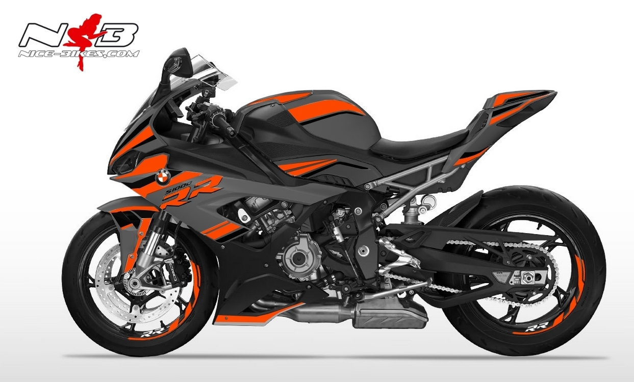 Foliendesign S1000RR 2022 Evil Orange