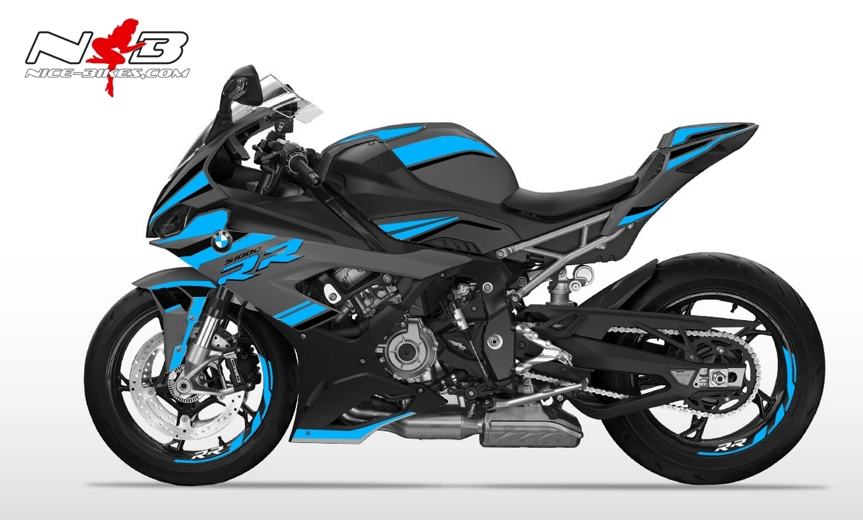 Foliendesign S1000RR 2022 Light Blue
