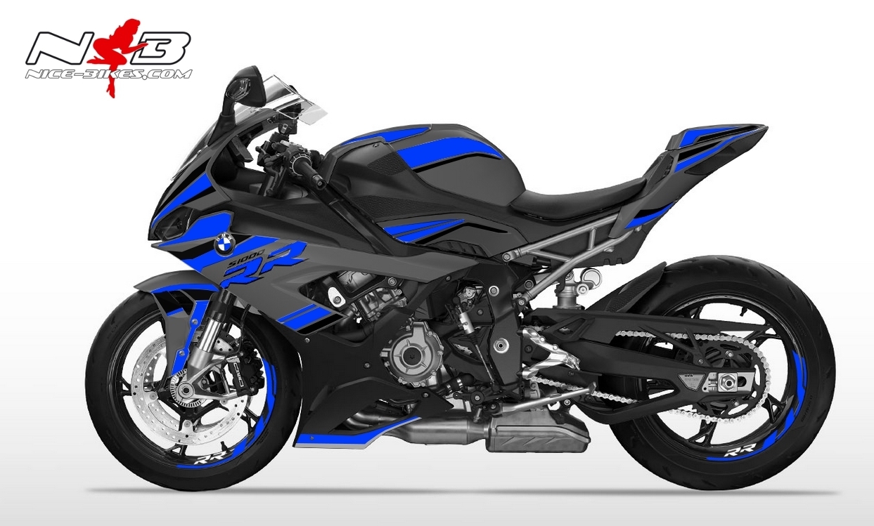 Foliendesign S1000RR 2022 Racing Blue