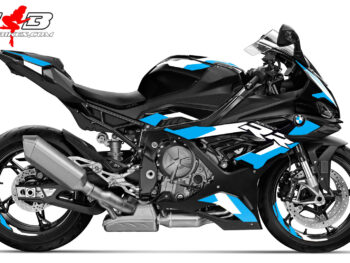 Foliendesign BMW S1000RR (Bj. 2023-24) Motorsport Light Blue