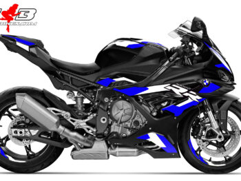 Foliendesign BMW S1000RR (Bj. 2023-24) Motorsport Racing Blue