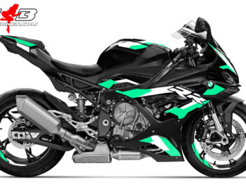Foliendesign BMW S1000RR (Bj. 2023-24) Motorsport Miami Blue