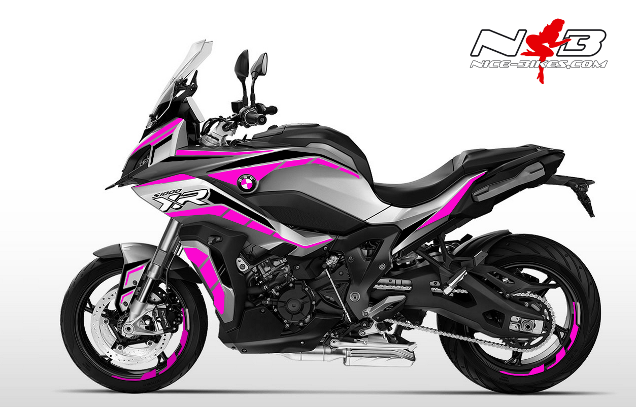 Foliendesign BMW S1000 XR (Bj. 2020-21) Pretty Pink