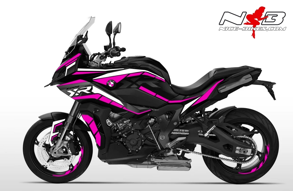 Foliendesign BMW S1000XR 2022-23 Pretty Pink