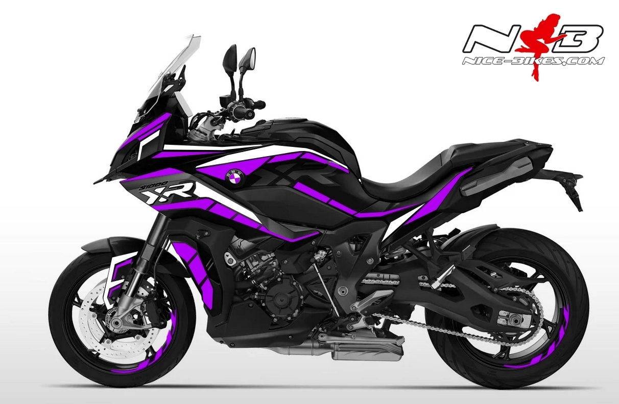 Foliendesign BMW S1000XR 2022-23 Manga Violett
