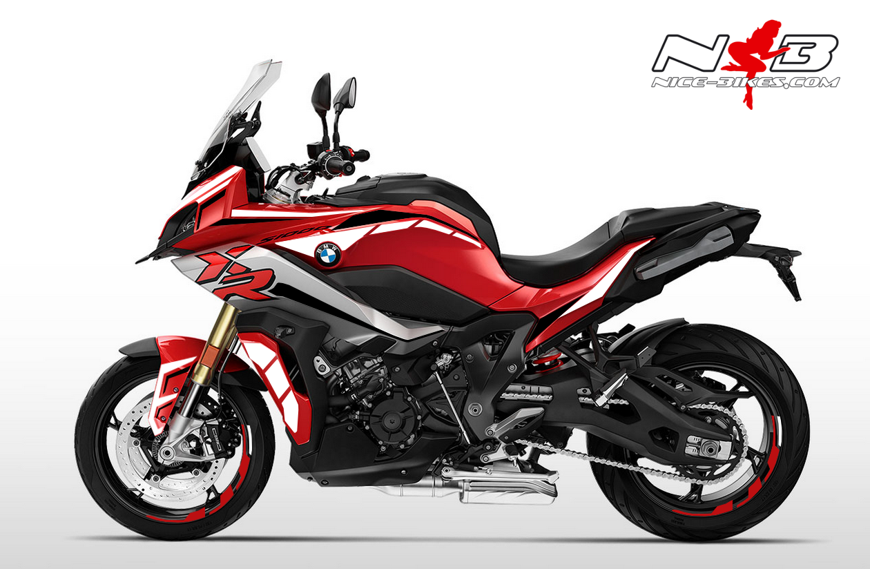 Foliendesign BMW S1000 XR (Bj. 2020-21) Racing White