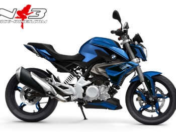 Dekorsatz G310R EDITION schwarz auf blauer Machine 2017-