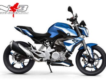 Dekorsatz G310R EDITION weiß auf blauer Machine 2017-