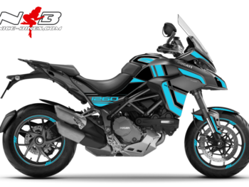 Foliendesign DUCATI Multistrada 1260S Light Blue