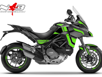 Foliendesign DUCATI Multistrada 1260S Lime Green