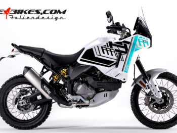 Foliendesign Ducati Desert X 2023 Light Blue