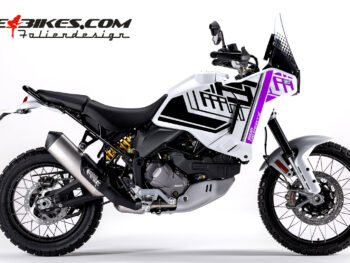 Foliendesign Ducati Desert X 2023 Manga Violett