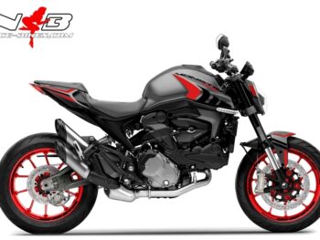 Foliendesign DUCATI  Monster ab Bj. 2021 Racing Red