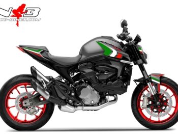 Foliendesign DUCATI  Monster ab Bj. 2021 Bella Italia