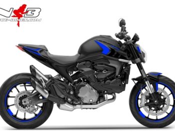 Foliendesign DUCATI  Monster ab Bj. 2021 Racing Blue