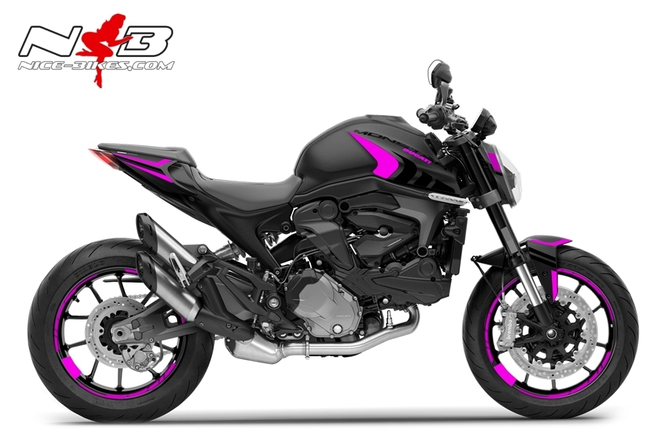 Foliendesign DUCATI Monster ab Bj. 2021 Pretty Pink