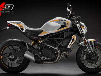 Foliendesign DUCATI Monster 797 Bj. 2020 Olympic Gold