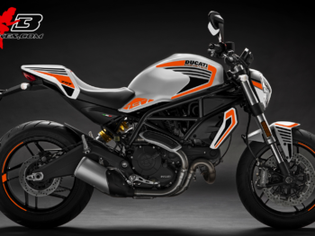 Foliendesign DUCATI Monster 797 Bj. 2020 Evil Orange