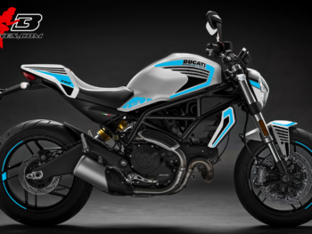 Foliendesign DUCATI Monster 797 Bj. 2020 Light Blue