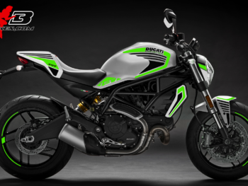 Foliendesign DUCATI Monster 797 Bj. 2020 Lime Green
