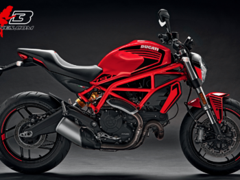 Foliendesign DUCATI Monster 797 Bj. 2020 Magic Black