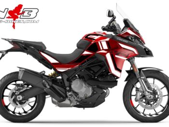 Foliendesign Multistrada V2 Racing White 2022