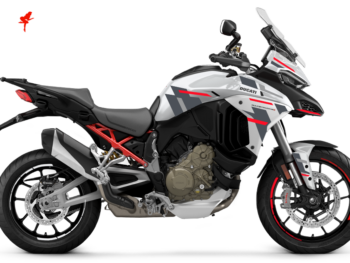 Foliendesign Multistrada W V4 2023 Racing White