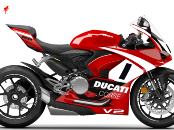 Foliendesign Ducati Panigale V2 Racing White Edition