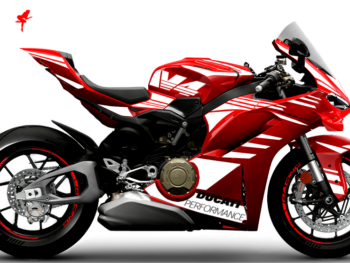 Foliendesign Ducati Panigale V4 Racing White Edition