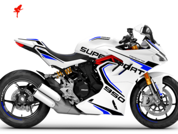 Foliendesign Ducati Supersport 950 2023-24 Racing Blue