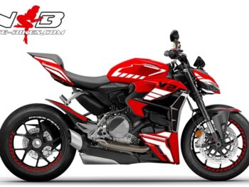 Foliendesign Streetfighter V2 Racing White 2022-24