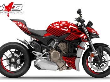 Foliendesign DUCATI Streetfighter V4S Inferno Black