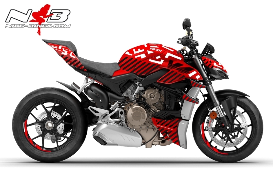 Foliendesign DUCATI Streetfighter V4S Inferno Black